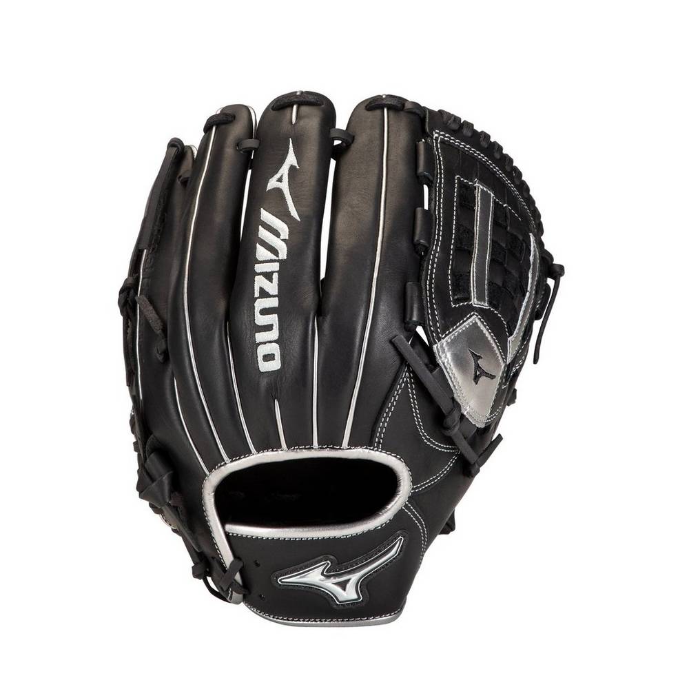 Luva Baseball Mizuno MVP Prime SE Pitcher 12" - Mulher - Pretas/Prateadas - FCHZT6085